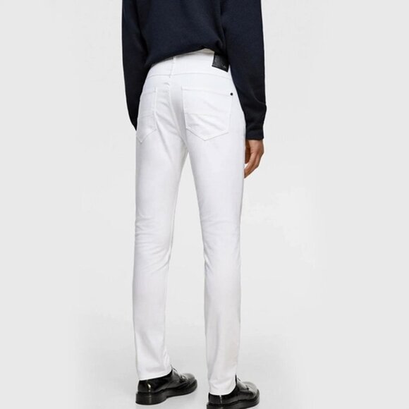 Zara Men's Skinny Fit White Jeans - US Size 29 - NWT (See details) - Picture 1 of 6